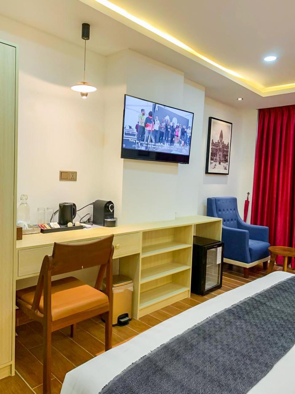 Cambana La Riviere Boutique Hotell Battambang Rum bild
